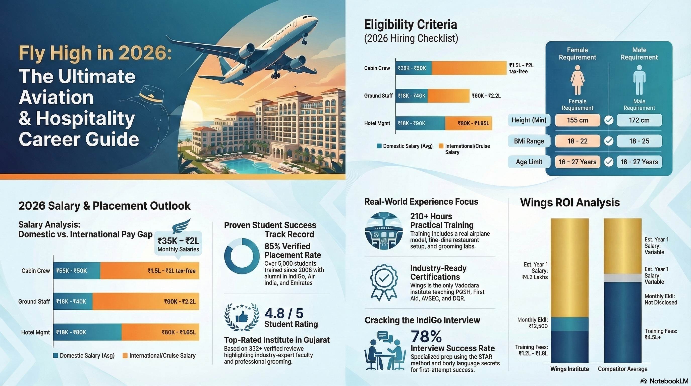 Airport Jobs in Porbandar Airport 2026: Mahatma Gandhi Airport Employment Guide - Ground Staff career guide from Wings Institute Vadodara Gujarat